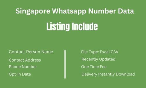新加坡 Whatsapp 手机数据