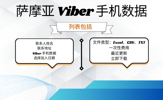 萨摩亚 Viber 手机数据